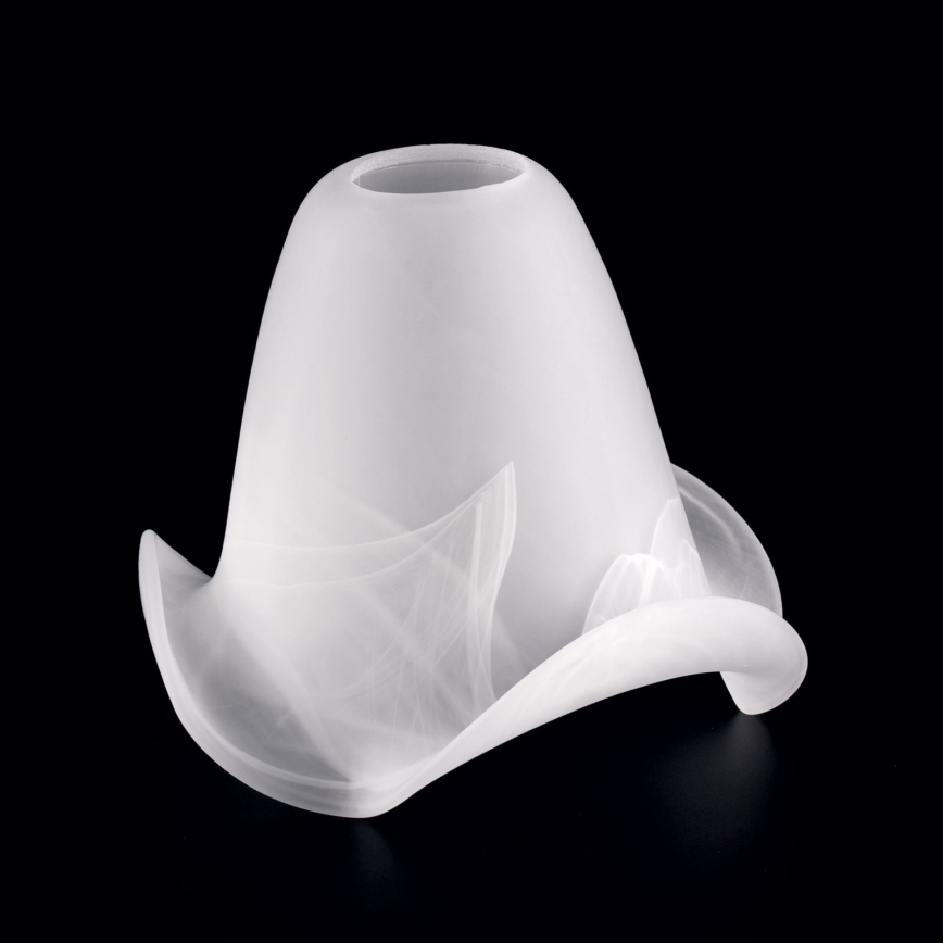 Reserveglas til pendel og lampe SISI E14 diameter 13 cm hvid