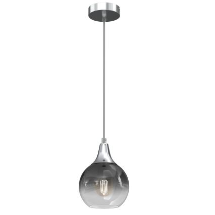Reserveglas til pendel og væglampe MONTE E27 diameter 15 cm røget