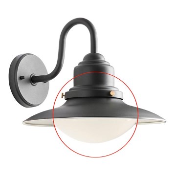 Reserveglas til udendørs lamp Redo - ELIO