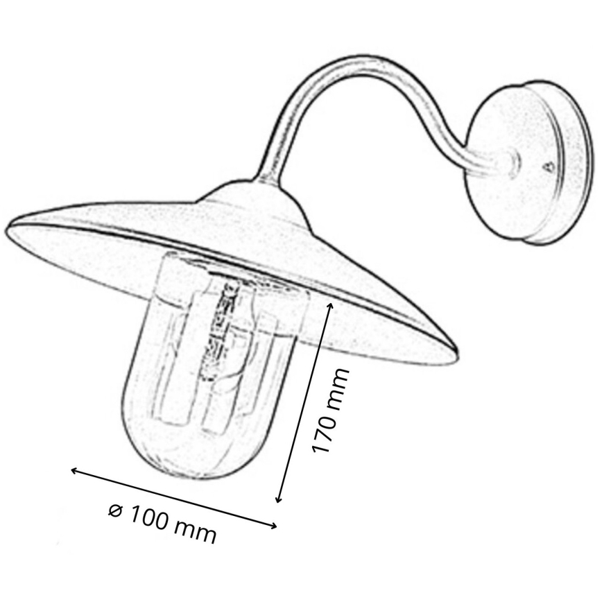Reserveglas E27 170x100 mm