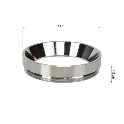 Reservering RING skinnende krom til  lampe MICA
