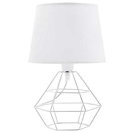 Reserveskærm til bordlampe DIAMOND E27 17x20 cm hvid