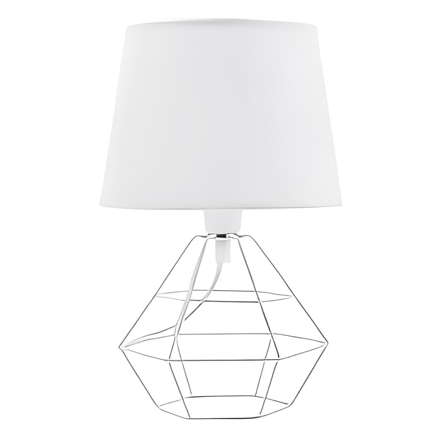 Reserveskærm til bordlampe DIAMOND E27 17x20 cm hvid