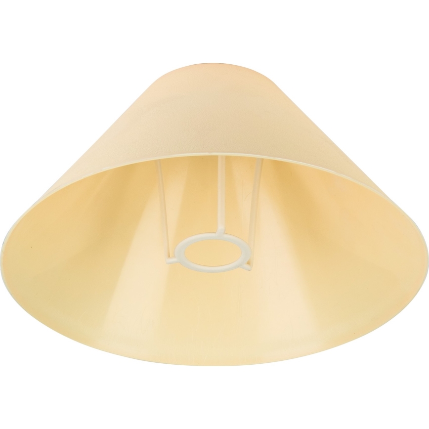 Reserveskærm til bordlampe E14 21x11 cm gul