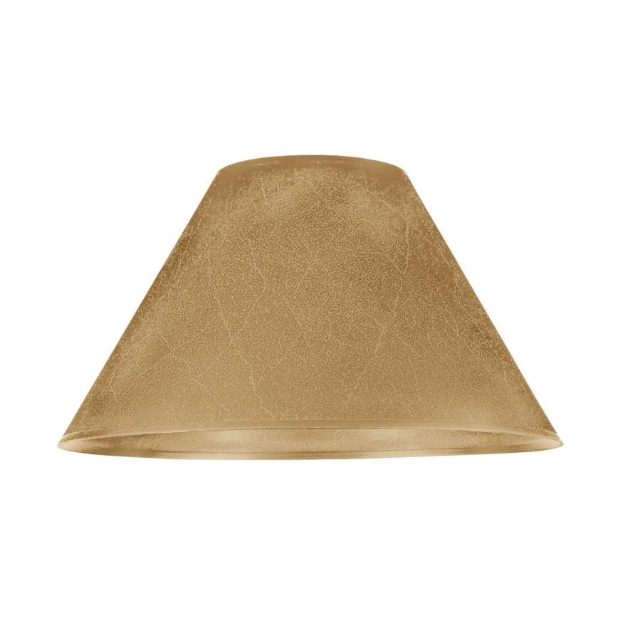 Reserveskærm til bordlampe E14 21x11 cm guldfarvet