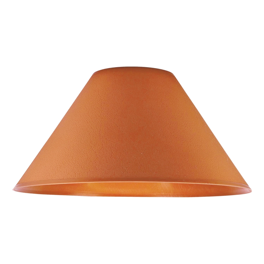 Reserveskærm til bordlampe E14 21x11 cm orange