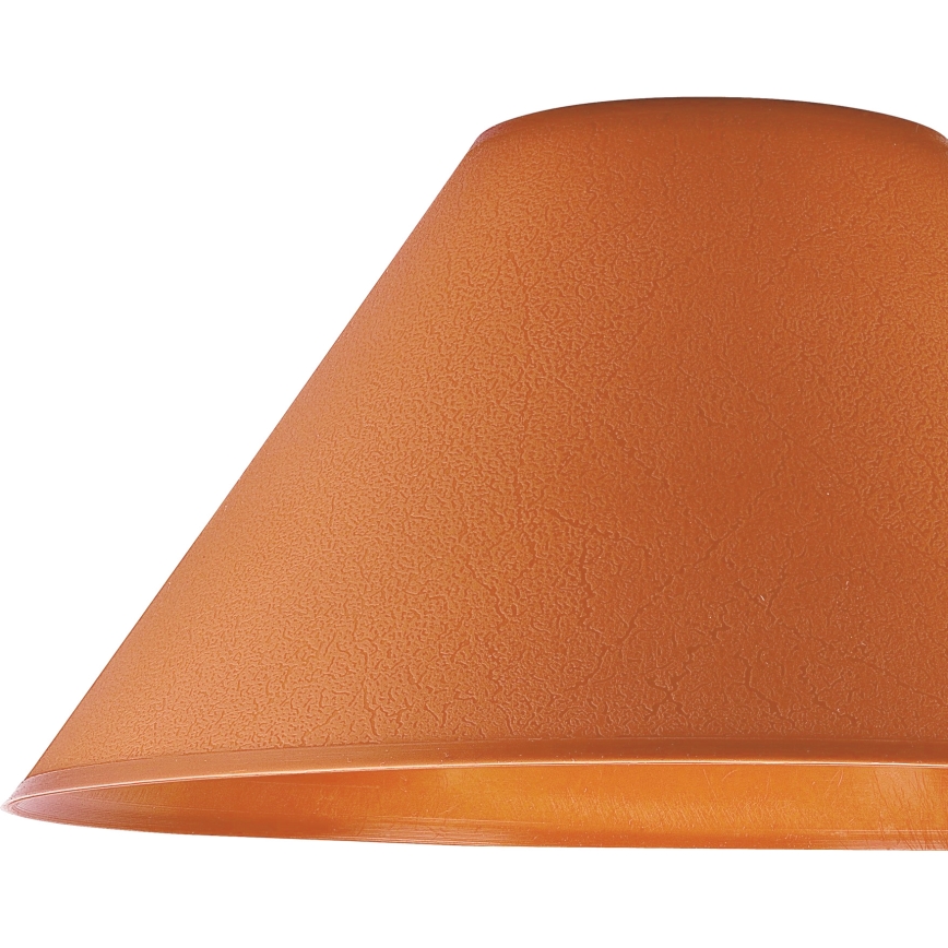 Reserveskærm til bordlampe E14 21x11 cm orange