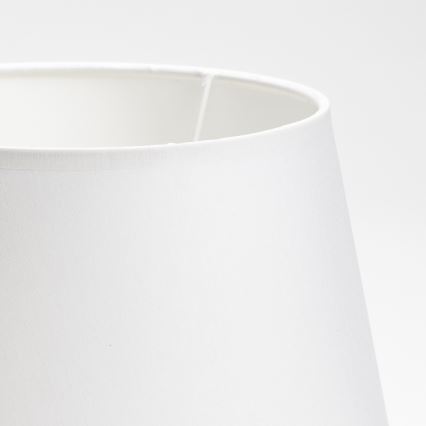 Reserveskærm til bordlampe LORENZO E27 20x26 cm hvid