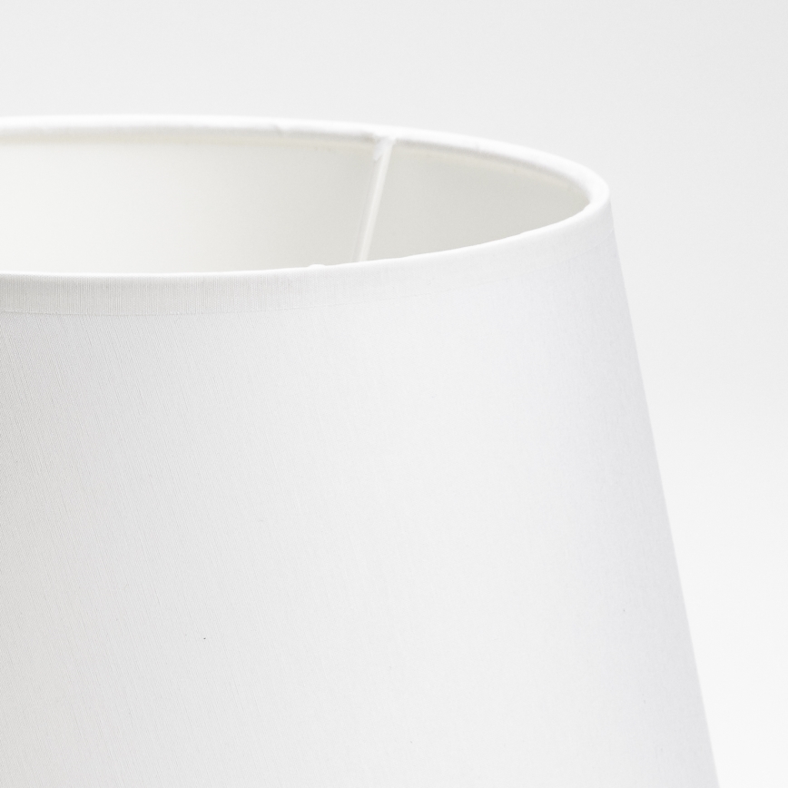 Reserveskærm til bordlampe LORENZO E27 20x26 cm hvid