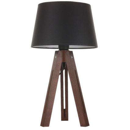 Reserveskærm til bordlampe LORENZO E27 20x26 cm sort