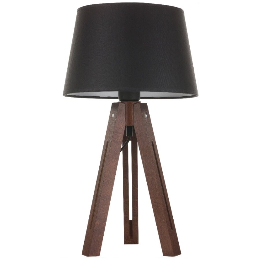 Reserveskærm til bordlampe LORENZO E27 20x26 cm sort