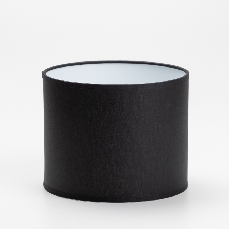 Reserveskærm til bordlampe og væglampe DEVA E27 16x20 cm sort