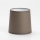 Reserveskærm til bordlampe STOZEK E27 16x16 cm brun