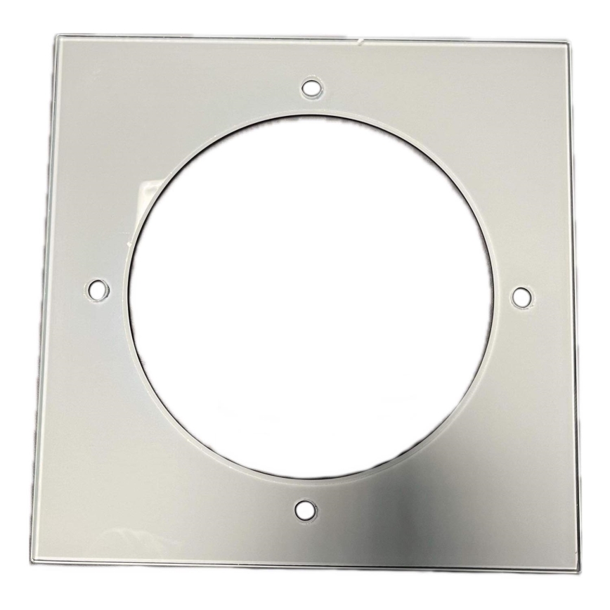 Reserveskærm til loftlampe 20x20 cm cremefarvet
