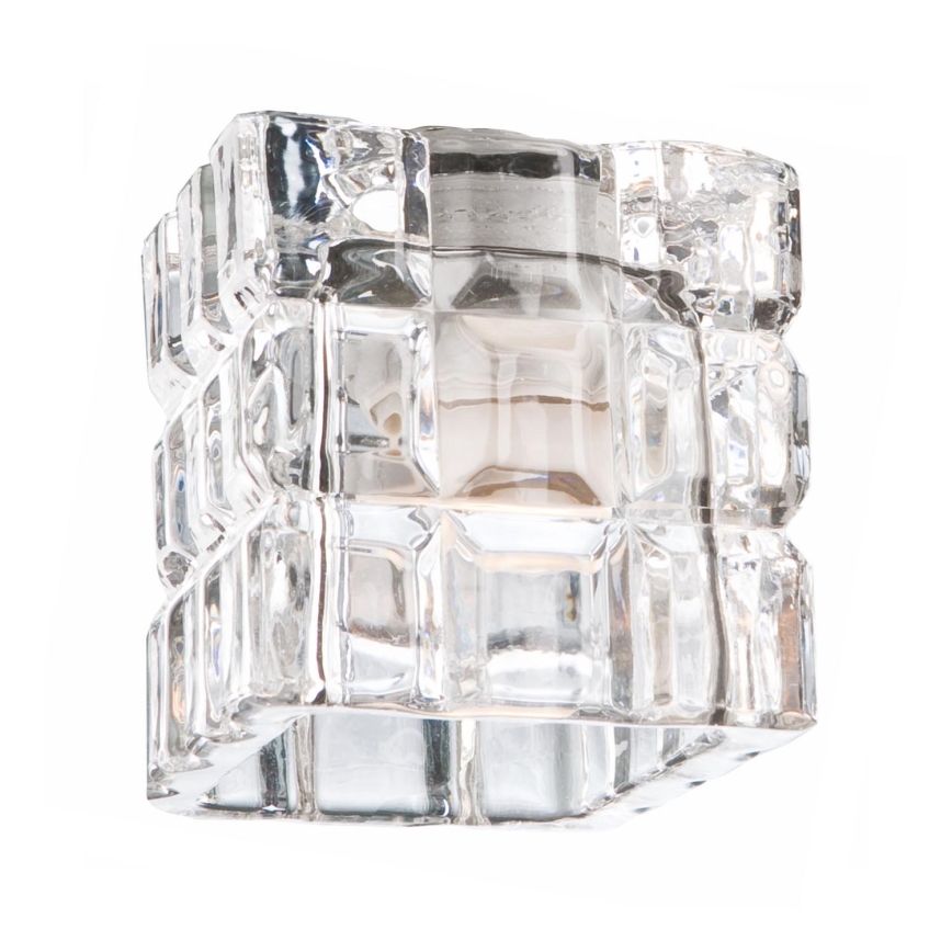 Reserveskærm til loftlampe E14/65x65 mm glas transparent