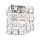 Reserveskærm til loftlampe E14/65x65 mm glas transparent
