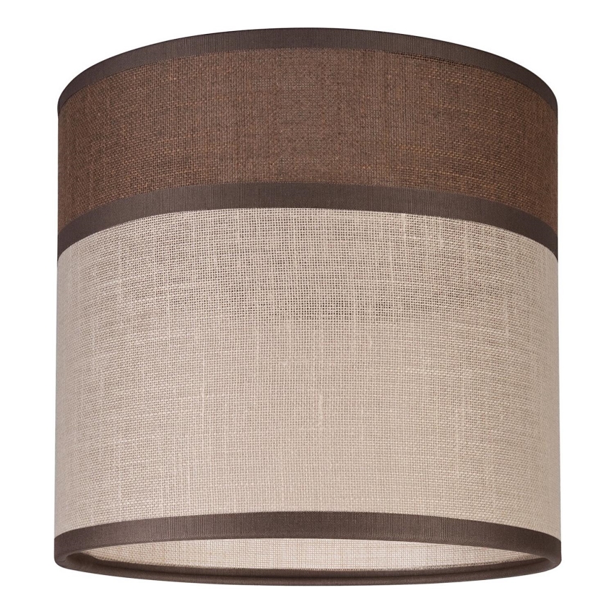 Reserveskærm til pendel, gulvlampe og væglampe ANDREA E27 diameter 16 cm brun/beige