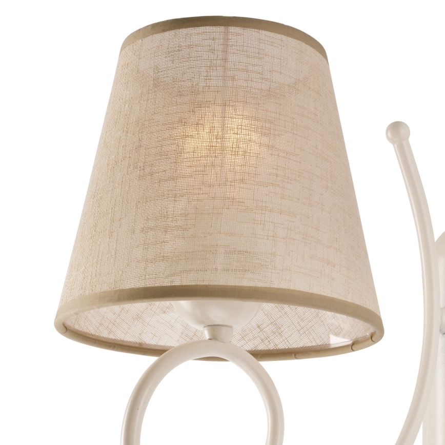 Reserveskærm til pendel LORENZO E27 diameter 16 cm beige