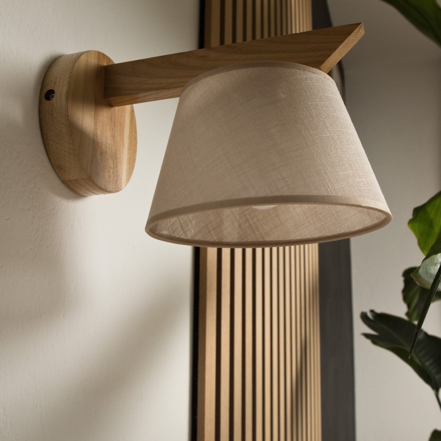 Reserveskærm til pendel og væglampe ANTONIO E14 120x200 mm beige