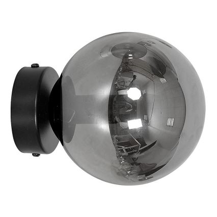Reserveskærm til pendel og væglampe ROSSI diameter 14 cm grå/røget