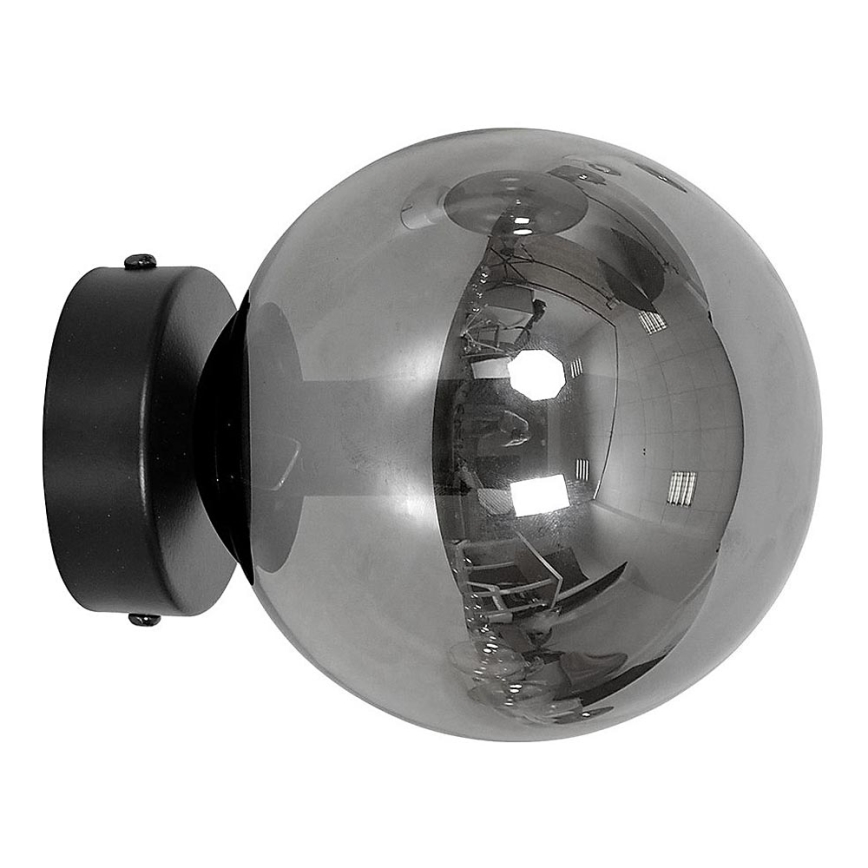Reserveskærm til pendel og væglampe ROSSI diameter 14 cm grå/røget