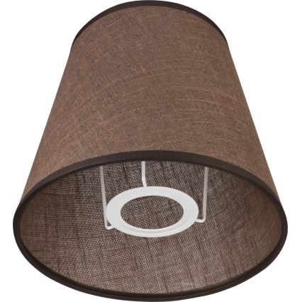 Reserveskærm til væglampe LORENZO E27 diameter 16 cm brun
