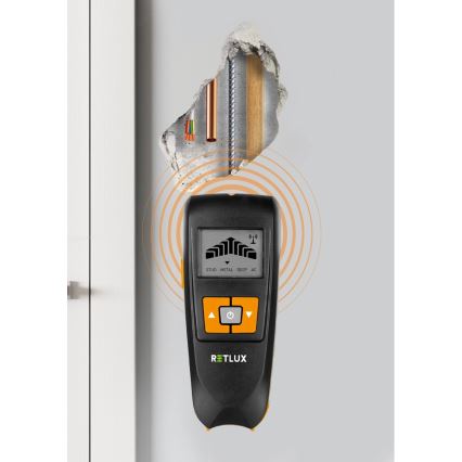 Digitalt 4-i-1 underjordisk detektor 9V 1x6LR61
