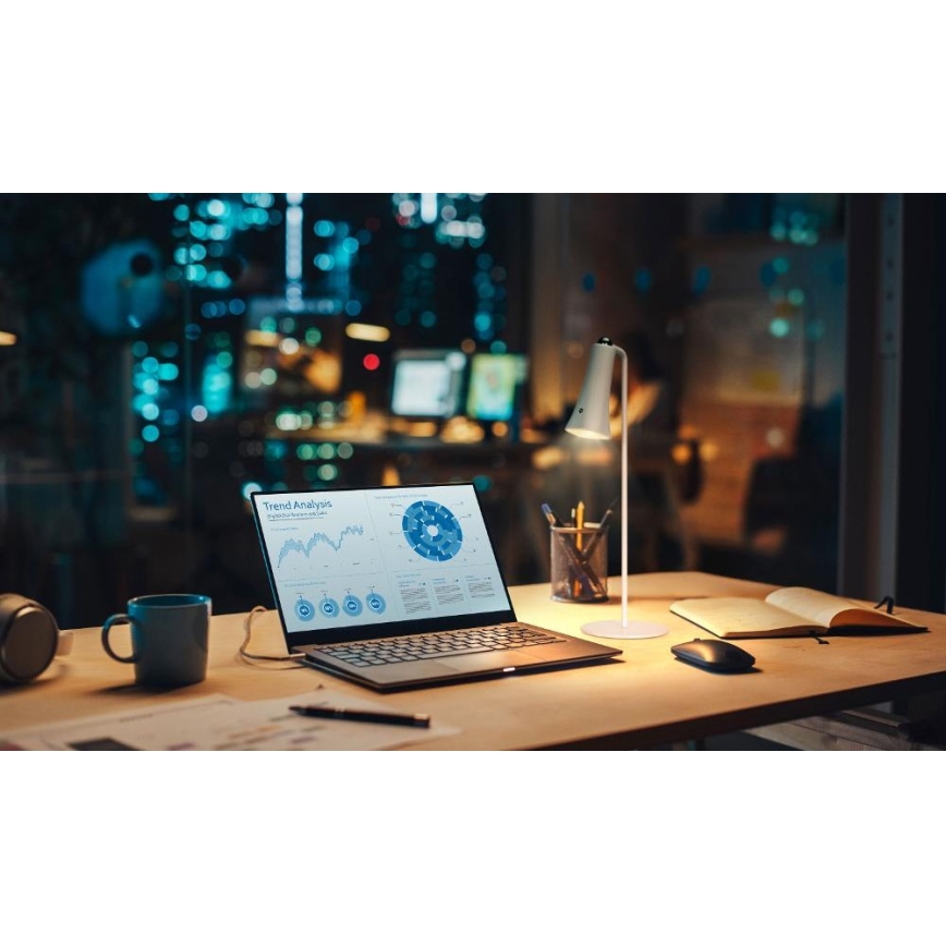 Retlux - Dæmpbar genopladelig 3-i-1 LED-lampe LED/3W/5V 1200 mAh hvid