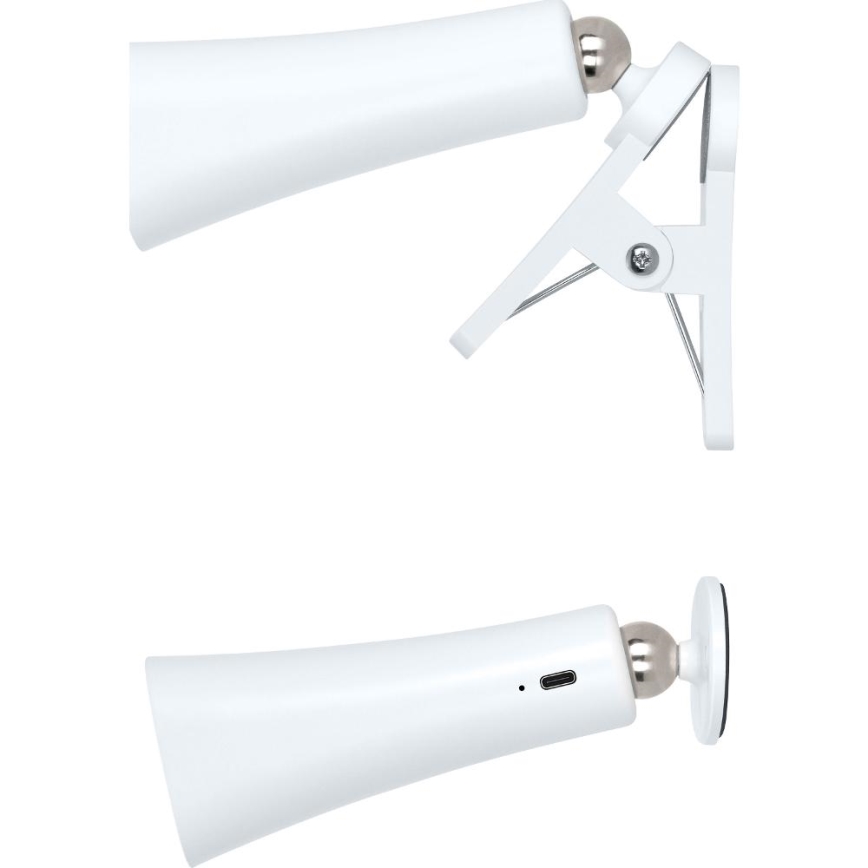 Retlux - Dæmpbar genopladelig 3-i-1 LED-lampe LED/3W/5V 1200 mAh hvid