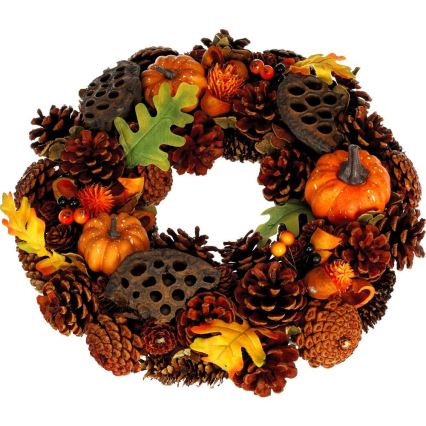 Efterårskrans HALLOWEEN diameter 35 cm