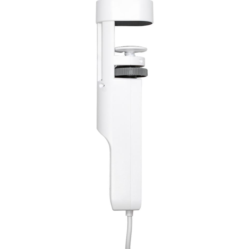 Forlængerledning med bordklemme, 3 udtag, Type E + 2x USB-A + 1x USB-C, 1,5 m, hvid