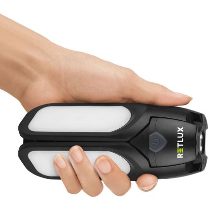 Opladelig LED-campinglampe med solpanel LED/3W/1600 mAh IPX4