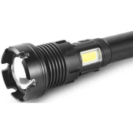 Genopladelig LED lommelygte med powerbank-funktion aluminium LED/4400 mAh 2200 lm IP44
