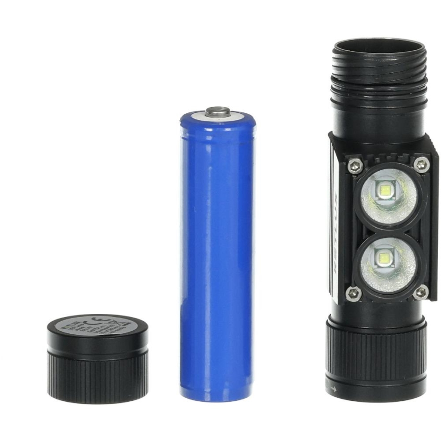 Genopladelig LED pandelampe aluminium LED/2600 mAh IP66