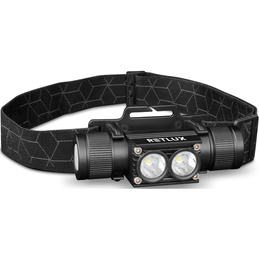 Genopladelig LED pandelampe aluminium LED/2600 mAh IP66