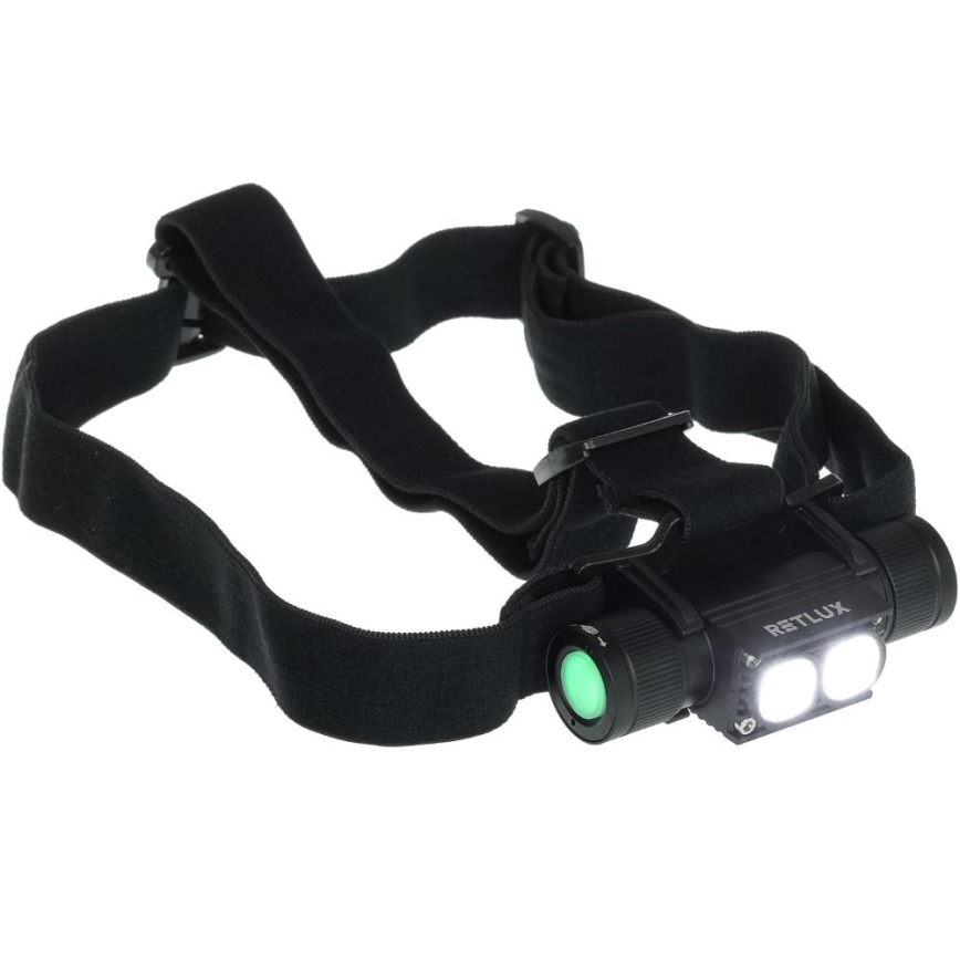 Genopladelig LED pandelampe aluminium LED/2600 mAh IP66