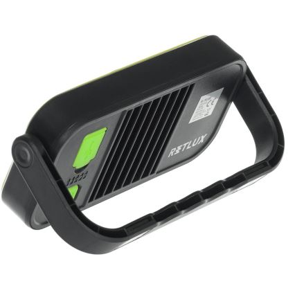 LED arbejdslygte med indbygget powerbank LED/4400 mAh IP44 gul/sort