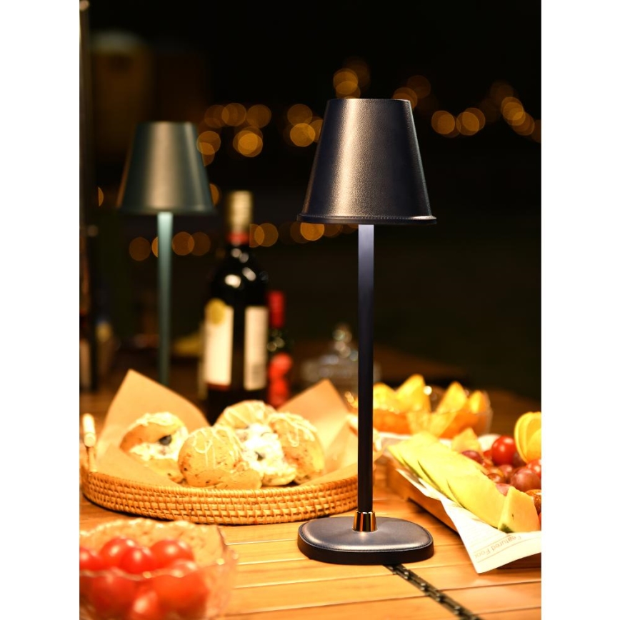 LED Bordlampe dæmpbar og genopladelig LED/3W/1800 mAh mørkeblå