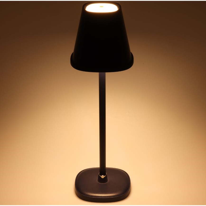 LED Bordlampe dæmpbar og genopladelig LED/3W/1800 mAh mørkeblå