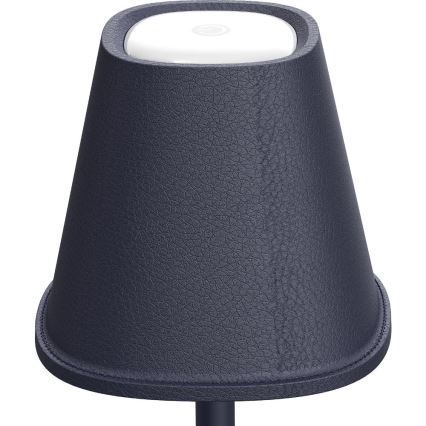 LED Bordlampe dæmpbar og genopladelig LED/3W/1800 mAh mørkeblå