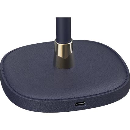 LED Bordlampe dæmpbar og genopladelig LED/3W/1800 mAh mørkeblå