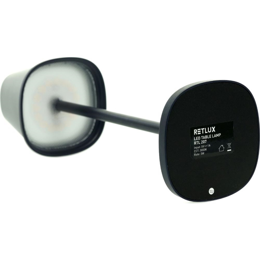 LED Bordlampe dæmpbar og genopladelig LED/3W/1800 mAh mørkeblå