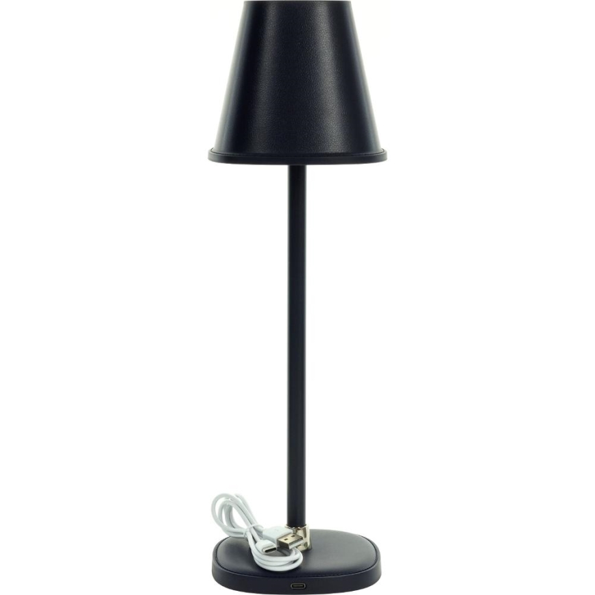 LED Bordlampe dæmpbar og genopladelig LED/3W/1800 mAh mørkeblå