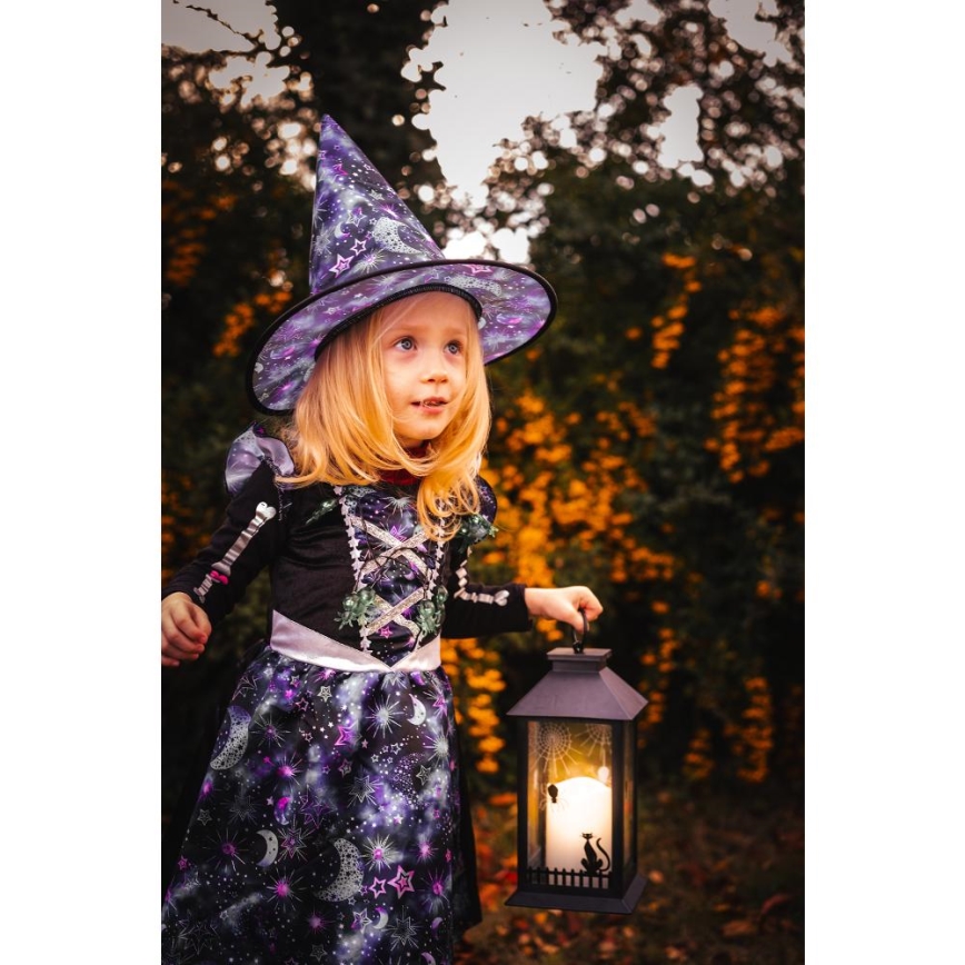 LED Dekoration HALLOWEEN LED/3xAAA/varm hvid lanterne