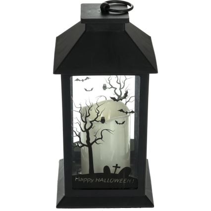 LED Dekoration HALLOWEEN LED/3xAAA/varm hvid lanterne