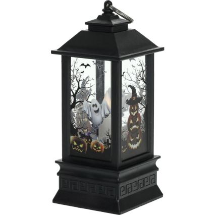 LED Dekoration HALLOWEEN LED/3xAAA/varm hvid lanterne med græskar