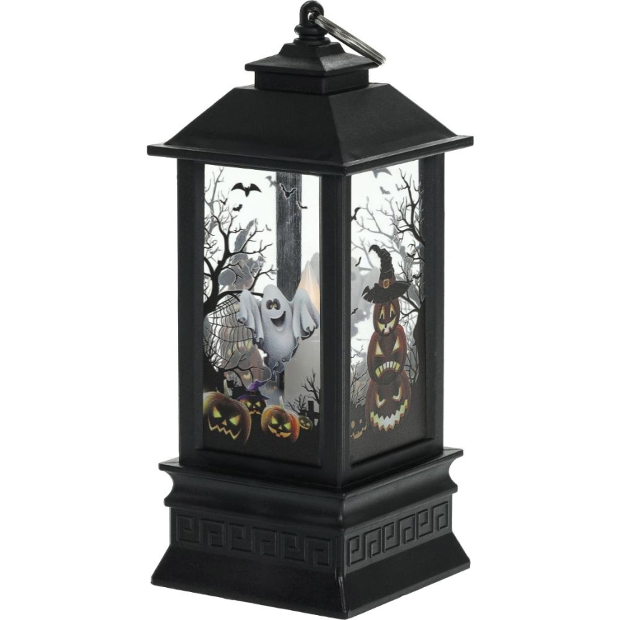 LED Dekoration HALLOWEEN LED/3xAAA/varm hvid lanterne med græskar