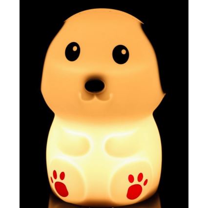LED Dæmpbar Børnenatlampe LED/0,4W/1000 mAh hund