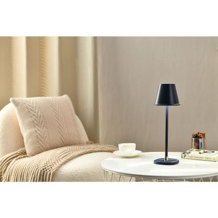 LED Dæmpbar Genopladelig Bordlampe LED/3W/1800 mAh Mørkeblå