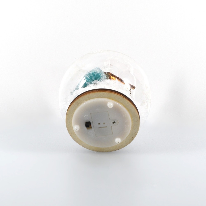 LED juledekoration 1xLED/3xLR44 varm hvid